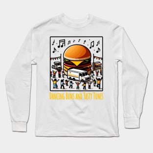 Groove to the Food - Grilled Cheese Long Sleeve T-Shirt